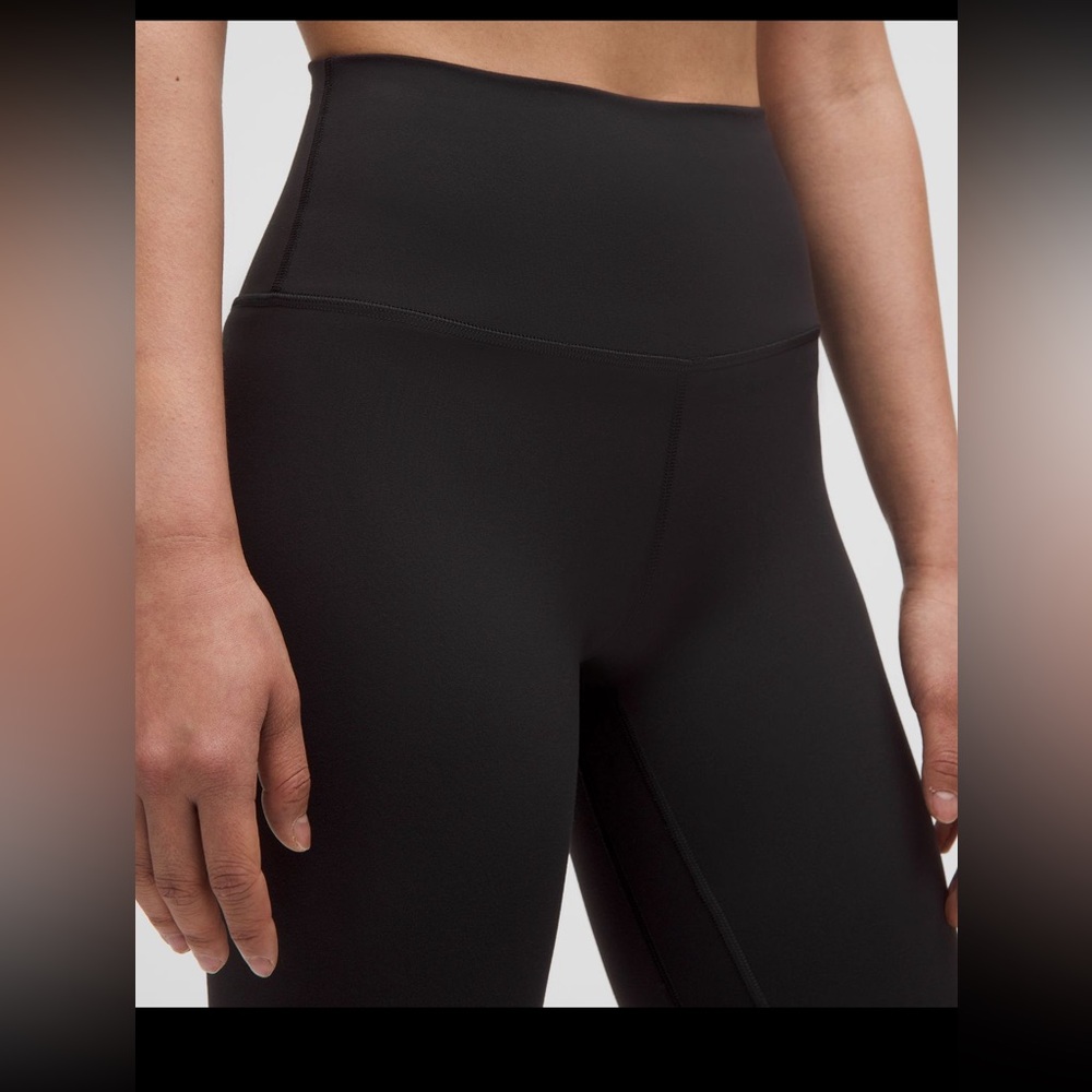 Lululemon align High-Waisted 28” leggings - black/size 10 - Picture 3 of 8